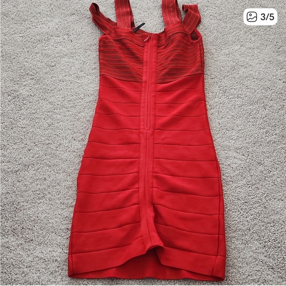 Bebe red bandage dress - Picture 4 of 4